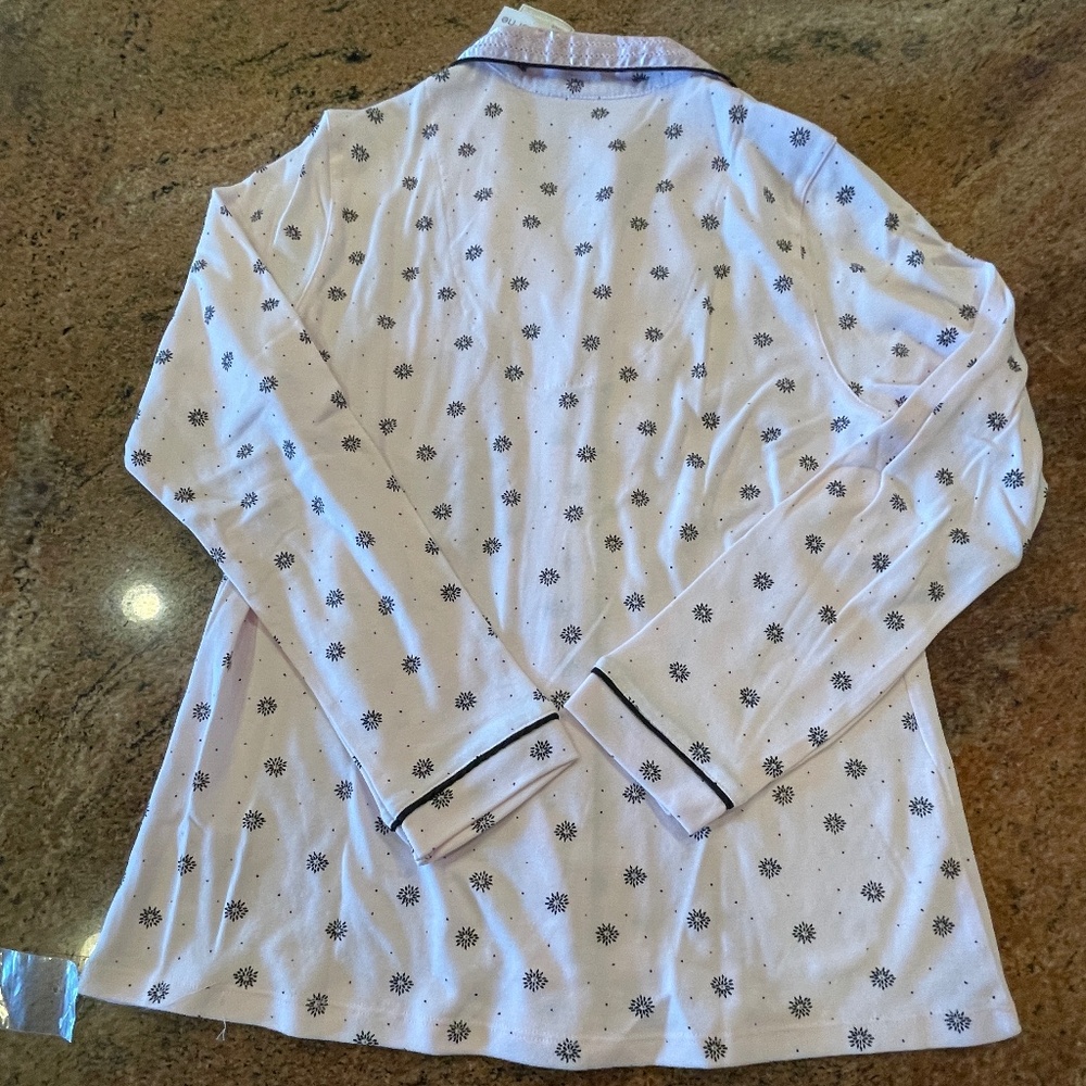 NEW! Liz Claiborne Pink Brushed Knit 2 Piece Pajama Set Size Small NWT! - Picture 6 of 8